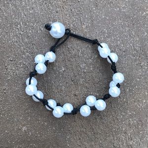 Black Triple pearl bracelet